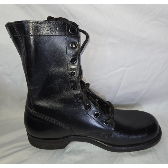Vietnam War US Army Boots Biltrite Black Leather Sz 8 N 66250 July 1967 Exc Con - Picture 13 of 16